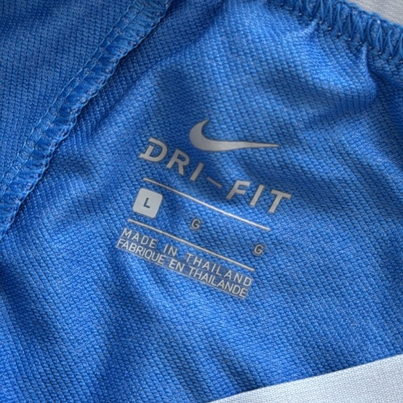 Nike Girl's Athletic Shorts, Blue - Size L - Picture 4 of 5